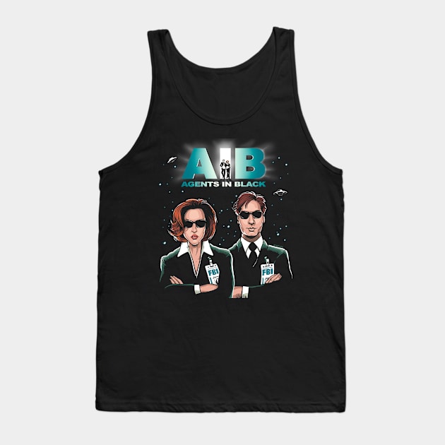 Agents In Black Tank Top by DonovanAlex